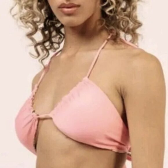 NWT HAH Reversible Multiway DIY Swim Top Purple Pink Fairy Baddie Y2K MEDIUM - Picture 1 of 10